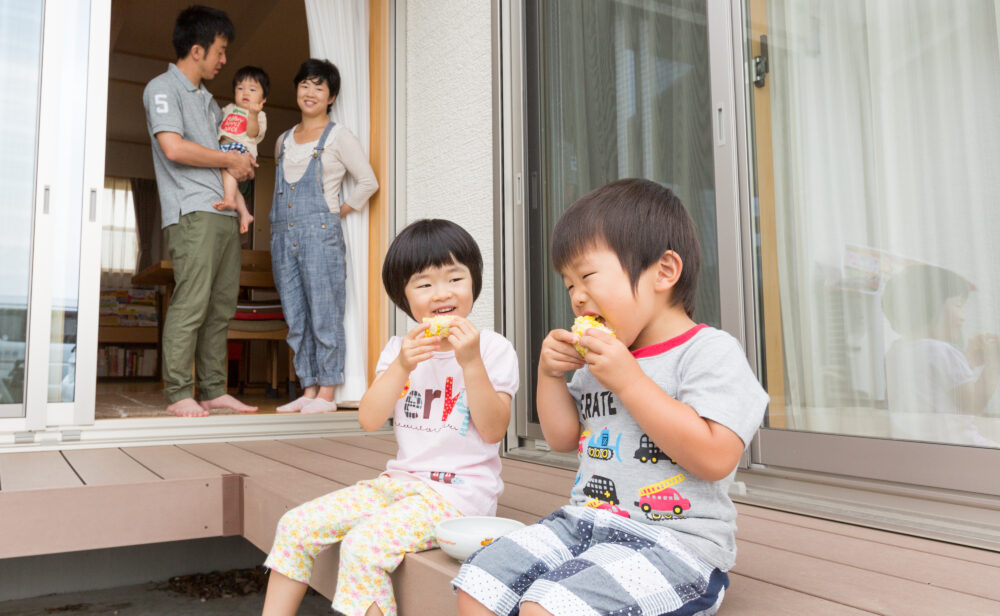 【豊橋市】どこからでも家族の顔が見れる暮らしイメージ